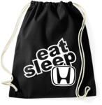 printfashion Eat Sleep Honda - Sportzsák, Tornazsák - Fekete (2243127)