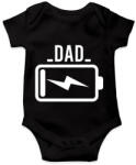printfashion Battery - dad - Baba Body - Fekete (2026898)