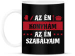 printfashion AZ én konyhám - Bögre - Fekete (7551291)