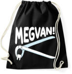 printfashion Megvan! - Sportzsák, Tornazsák - Fekete (10351705)