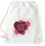 printfashion Legjobb édesanyák június - Sportzsák, Tornazsák - Fehér (4793498)