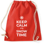 printfashion IT'S SNOW TIME - Sportzsák, Tornazsák - Piros (9551533)