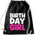 printfashion Születésnap csaj - Sportzsák, Tornazsák - Fekete (1799077)