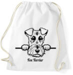 printfashion Fox Terrier - Sportzsák, Tornazsák - Fehér (5118411)