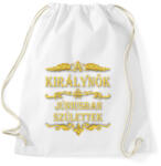 printfashion A királynők júniusban születtek - Sportzsák, Tornazsák - Fehér (1926062)