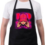 printfashion Love - Kötény - Fekete (15648384)