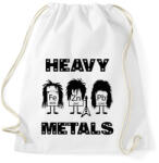 printfashion Heavy metals - vegyjelek - Sportzsák, Tornazsák - Fehér (11942839)