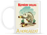 printfashion Kemény dolog a horgászat - Bögre - Fehér (6284713)