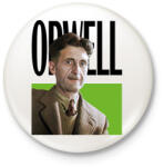 printfashion Orwell - Önarckép - Kitűző, hűtőmágnes - Fehér (7120334)