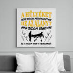 printfashion A hülyéket nem tudom meggyógyítani - Vászonkép - Fehér (9128037)