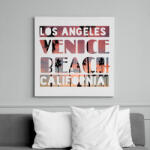 printfashion los angeles venice beach california - Vászonkép - Fehér (6635298)