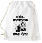 printfashion Kerüld a másnaposságot! - Sportzsák, Tornazsák - Fehér (5372747)