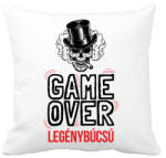 printfashion Game over - legénybúcsú - Párnahuzat, Díszpárnahuzat - Fehér (6209652)