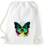 printfashion colorful butterfly - Sportzsák, Tornazsák - Fehér (2272349)