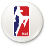 printfashion MMA - Kitűző, hűtőmágnes - Fehér (4320540)