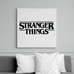 printfashion stranger things - Vászonkép - Fehér (6629783)