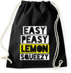 printfashion Easy peaasy - Sportzsák, Tornazsák - Fekete (2329839)