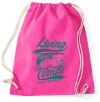 printfashion Lakókocsi - Sportzsák, Tornazsák - Fukszia (188445)