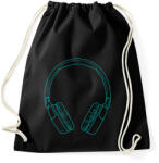 printfashion Fejhallgató - Sportzsák, Tornazsák - Fekete (5326057)