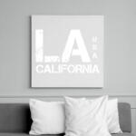 printfashion LA CALIFORNIA - Vászonkép - Fehér (6635299)