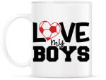 printfashion Love my boys - Bögre - Fehér (4961438)
