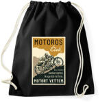 printfashion Motoros élet - Sportzsák, Tornazsák - Fekete (6362554)