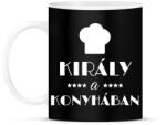 printfashion Király a konyhában - Bögre - Fekete (1822362)