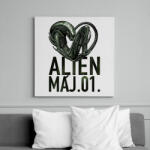 printfashion alien május 1 - Vászonkép - Fehér (14151009)