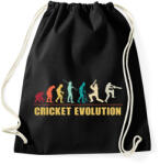 printfashion Cricket evolution - Sportzsák, Tornazsák - Fekete (15834542)