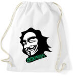 printfashion Anonymous - Sportzsák, Tornazsák - Fehér (6130720)