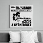 printfashion Úgy érzem magam mint a kisvakond - Vászonkép - Fehér (6636467)