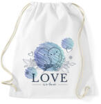 printfashion Szerelem a levegőben - Sportzsák, Tornazsák - Fehér (6060499)