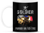 printfashion SOLDIER-LYNX - Bögre - Fekete (2818438)