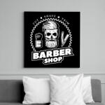 printfashion Barbershop 2 - Vászonkép - Fekete (6661740)