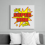 printfashion Supermom - Vászonkép - Fehér (6627694)