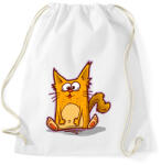 printfashion Macska - Sportzsák, Tornazsák - Fehér (13944599)