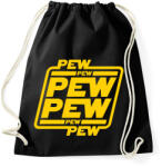 printfashion Lézerkardozás - Sportzsák, Tornazsák - Fekete (212308)