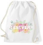 printfashion Testvér virágokkal - Sportzsák, Tornazsák - Fehér (4823384)