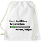 printfashion Hiszti betöltse folyamatban. . . - Sportzsák, Tornazsák - Fehér (939755)