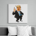 printfashion Donald Trump - Vászonkép - Fehér (6639034)