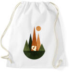 printfashion Mókus és hegyek 2 - Sportzsák, Tornazsák - Fehér (5237527)