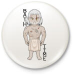 printfashion Witcher - Kitűző, hűtőmágnes - Fehér (3083185)