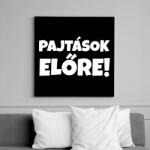 printfashion PAJTÁSOK ELŐRE - Vászonkép - Fekete (10988459)