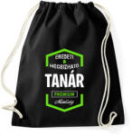 printfashion Tanár prémium minőség - Sportzsák, Tornazsák - Fekete (1434036)