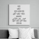 printfashion gyíkok - Vászonkép - Fehér (6633619)