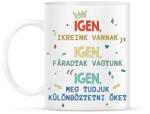 printfashion Igen, ikreink vannak - Bögre - Fehér (10923812)