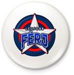printfashion LEGJOBB FÉRJ - Kitűző, hűtőmágnes - Fehér (10817123)