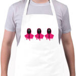 printfashion Squid game - Kötény - Fehér (13653853)