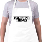 printfashion Valentine Things - Kötény - Fehér (4909493)