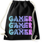 printfashion Gamer - Sportzsák, Tornazsák - Fekete (5309257)
